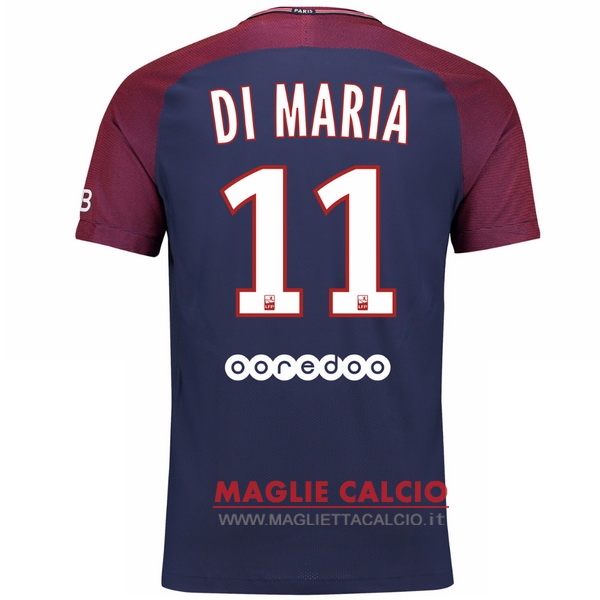 nuova maglietta paris saint germain 2017-2018 di maria 11 prima